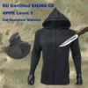 EU EN388 CE Level 5 Anti-cut Clothing Hoodie With Neck Cover Outdoor Protective Clothing Outdoor Self-defense Cut Resistant
