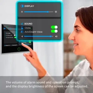KERUI 4G/WiFi Alarm System 7 inch Touch Screen Wireless Tuya Smart Home Alarm for Security Protection, Real Time App Push G70