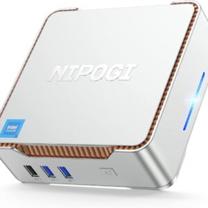 NiPoGi Mini PC Intel Alder Lake-Ν95 12th(up to 3.4GHz),8GB RAM, 128 GB 2666 GHz, Portable Performance Solution