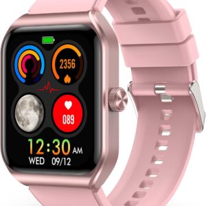Smart Watch for Women, 1.91" HD Touch Screen Smartwatch with 100+ Sports, Blood Pressure, Heart Rate, Blood Oxygen, Sleep Monitor, IP68 Waterproof Fitness Tracker Compatible with Android iOS iPhone