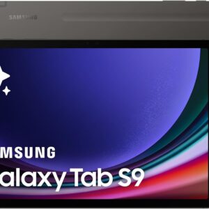 Samsung Galaxy Tab S9 WiFi Android Tablet, 128GB Storage, S Pen Included, Unlocked, Graphite, 3 Year Extended Warranty (UK Version)