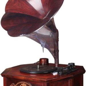 Old-fashionedrecord playerturntable Bluetooth USB record player with phone Subwoofer home furnishings Mahogany material, capable on Bluetooth/USB along with Corded Electric