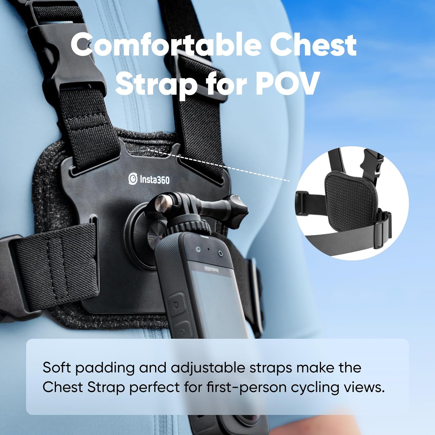 Insta360 X3 Bike Kit - Waterproof 360 Action Camera with 1/2" 48MP Sensors, 5.7K 360 Active HDR Video, 72MP 360 Photo, 4K Single-Lens, 60fps Me Mode, Stabilization, 2.29" Touchscreen, AI Editing - Image 5