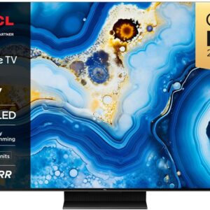 TCL 50QM8B 50-inch QLED Mini LED Smart TV, 4K HDR Premium 1300nits, Powered by Google TV (Dolby Vision & Atmos, Onkyo 2.0 sound system, 144Hz Motion Clarity Pro, Hands-Free Voice Control)