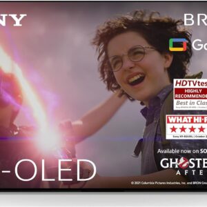 Sony BRAVIA XR, XR-77A95L, 77 Inch, QD-OLED, Smart TV, 4K HDR, Google TV, ECO PACK, BRAVIA CORE, Perfect for PlayStation5, Seamless Edge Design, 5 Year Warranty