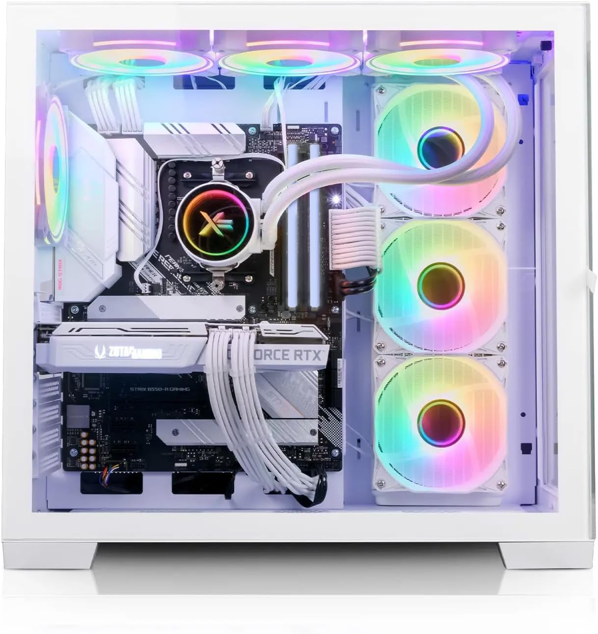 ADMI Gaming PC, Ryzen 5700X 4.6GHz, 360mm RGB Liquid Cooler, RTX 4060 Ti, 16GB 3200MHz, 1TB NVME, Windows 11 - Image 2
