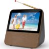 HassoKon Portable TV, 1080P HD 7 Inch, Digital DVB-T2 Receiver, DAB+, FM Radio, USB Multimedia Playback & 2600mAh Rechargeable Battery, Suitable for European Countries Caravan Camping Bedroom