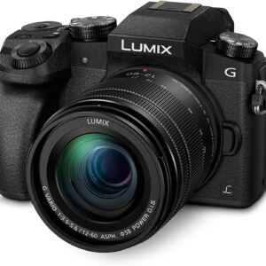 Panasonic LUMIX DMC-G7MEB-K Professional Camera with 12-60 mm Lens - Black
