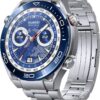 HUAWEI WATCH Ultimate Smart Watch - Zirconium Case, Sapphire Dial, Titanium Strap & Extra HNBR Strap Included - Precision GPS - Long Life Battery Fitness Watch Android and iOS Compatible - 46 MM Blue