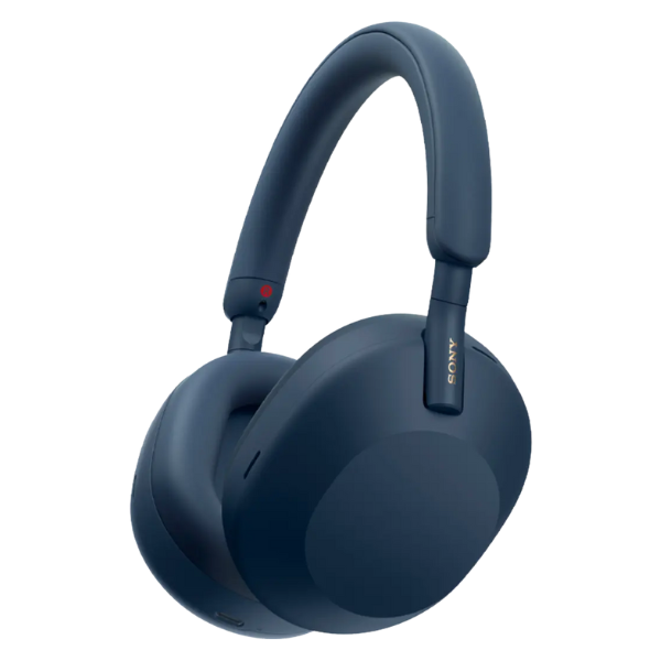 Sony WH-1000XM5 Noise Cancelling Wireless Headphones - 30 hours battery life - Around-ear style - Optimised for Alexa and the Google Assistant - with built-in mic for phone calls - Midnight Blue